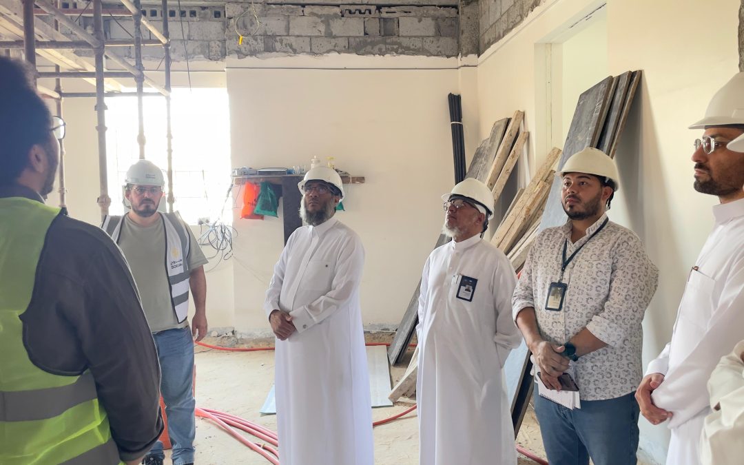 الإدارة التنفيذية تتفقد أعمال ترميم وتأهيل وقف مدرسة أم المؤمنين جويرية بنت الحارث رضي الله عنها بالخبر